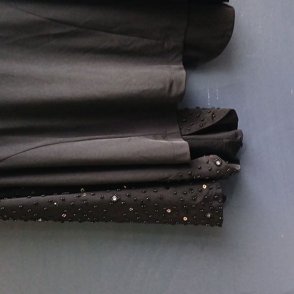 Roamans Black Sequin Women's Jacket Size 26W - Picture 7 of 7